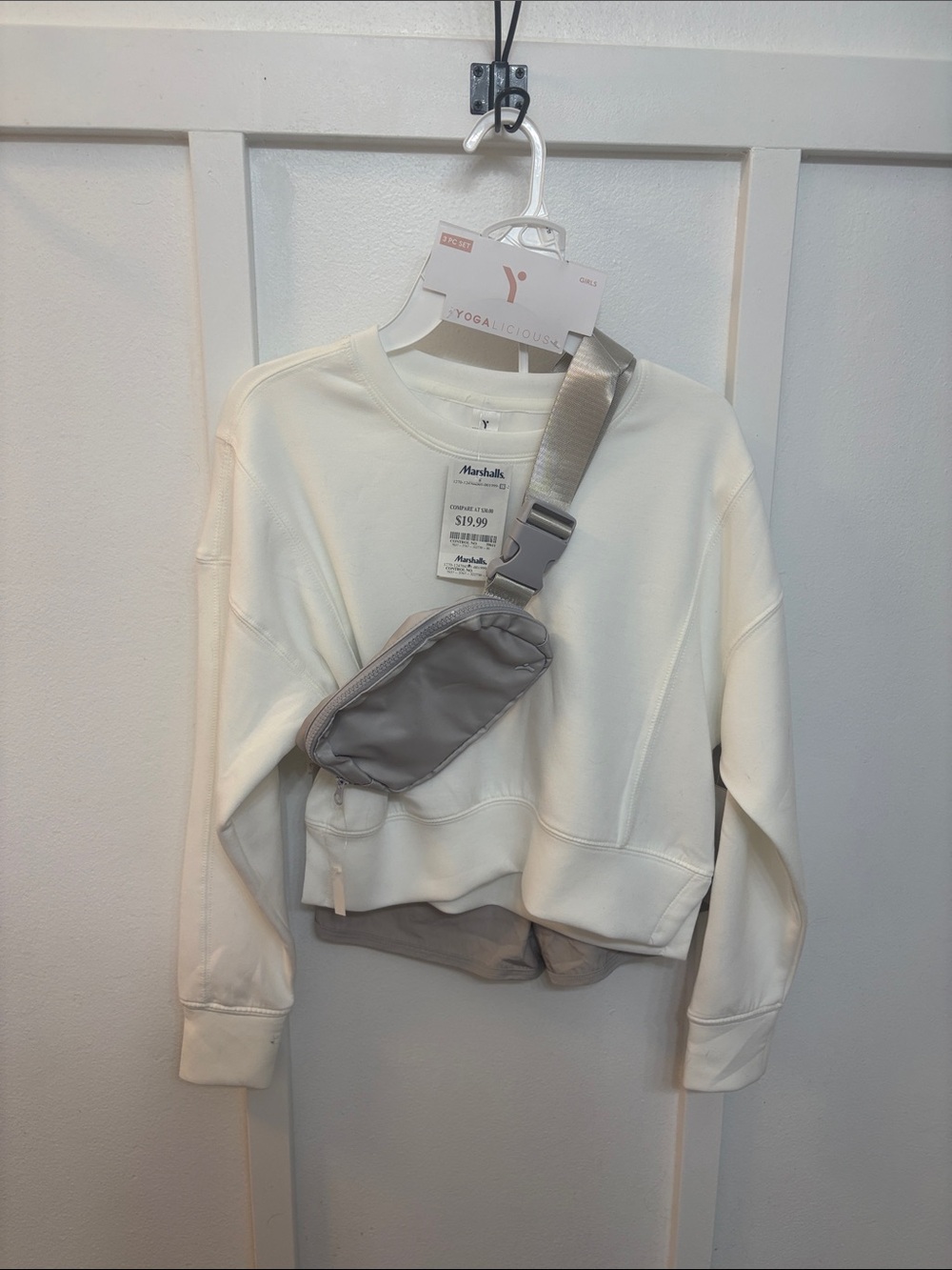 Yogalicious White Softlite Zuri Pullover
